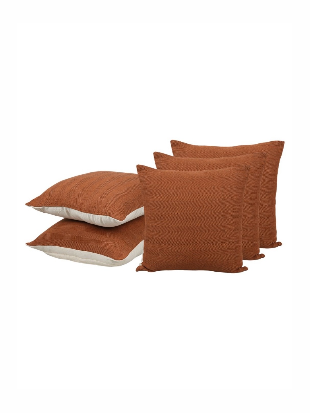 

CDI Brown 5 Pieces Square Cotton Cushion Covers