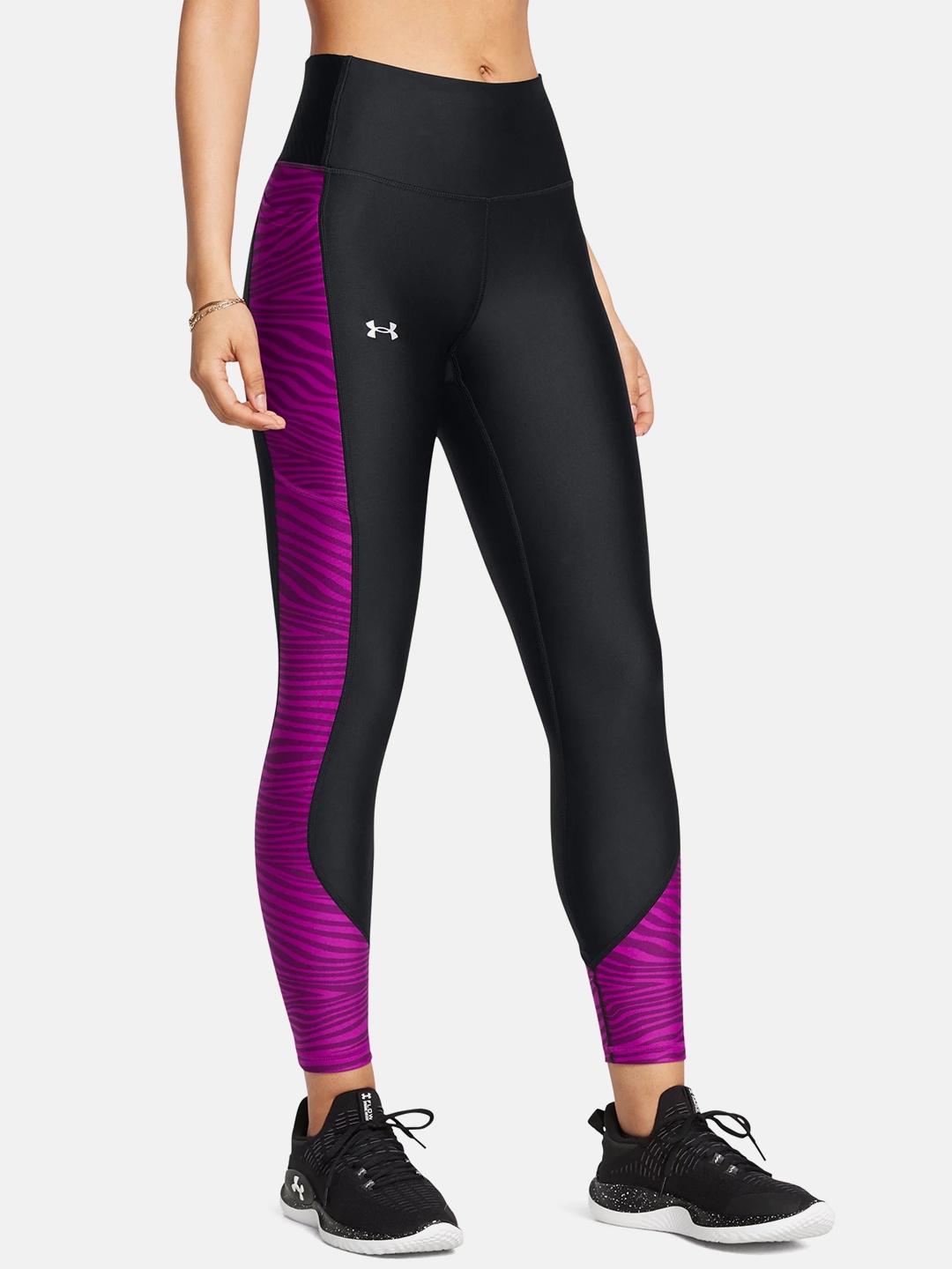 

UNDER ARMOUR Women HeatGear Ankle-Length Tights, Black