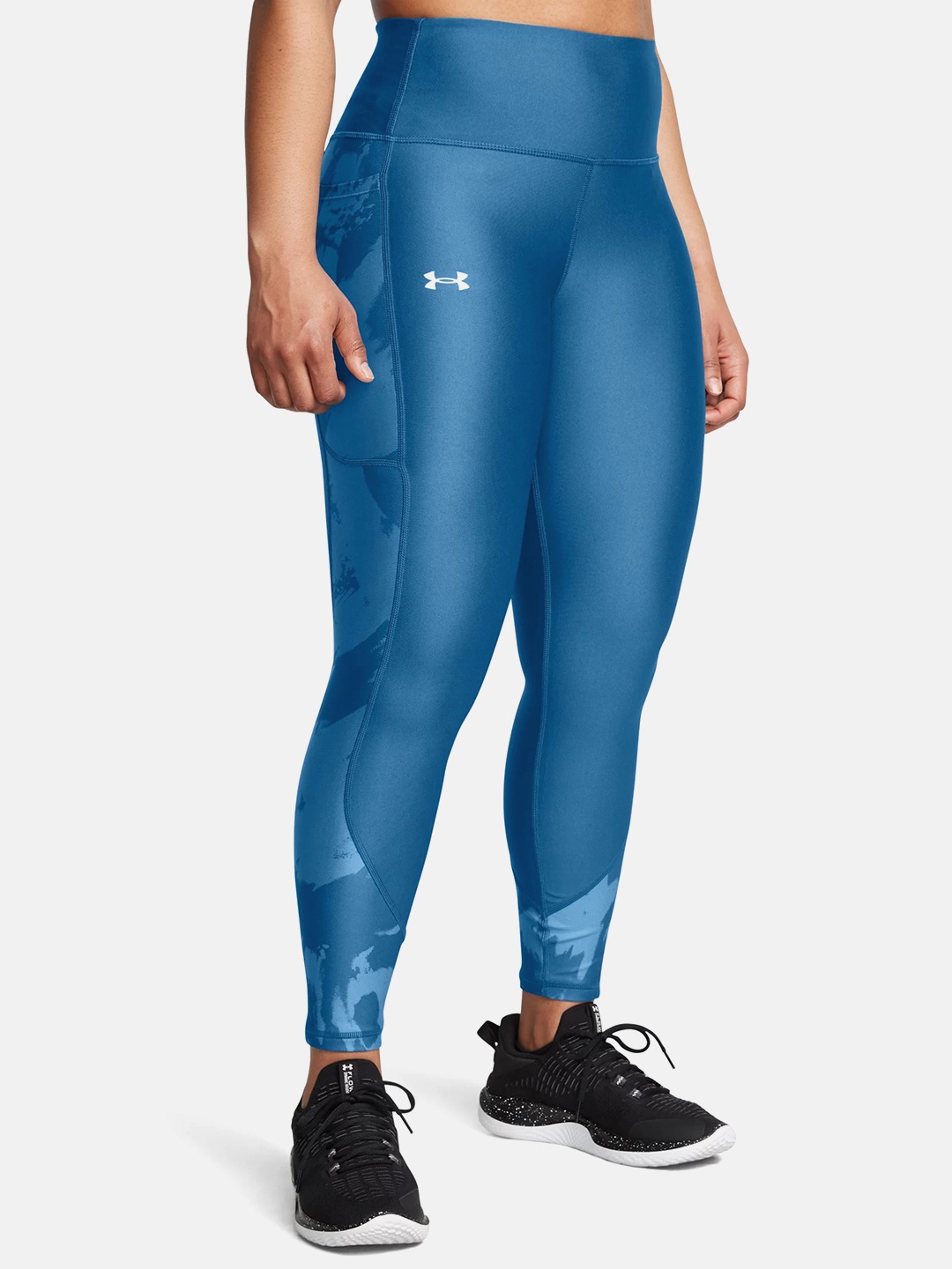 

UNDER ARMOUR Women HeatGear Ankle-Length Tights, Blue