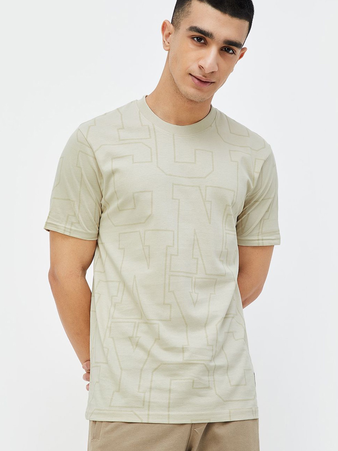 

Fame Forever by Lifestyle Men Pockets T-shirt, Beige