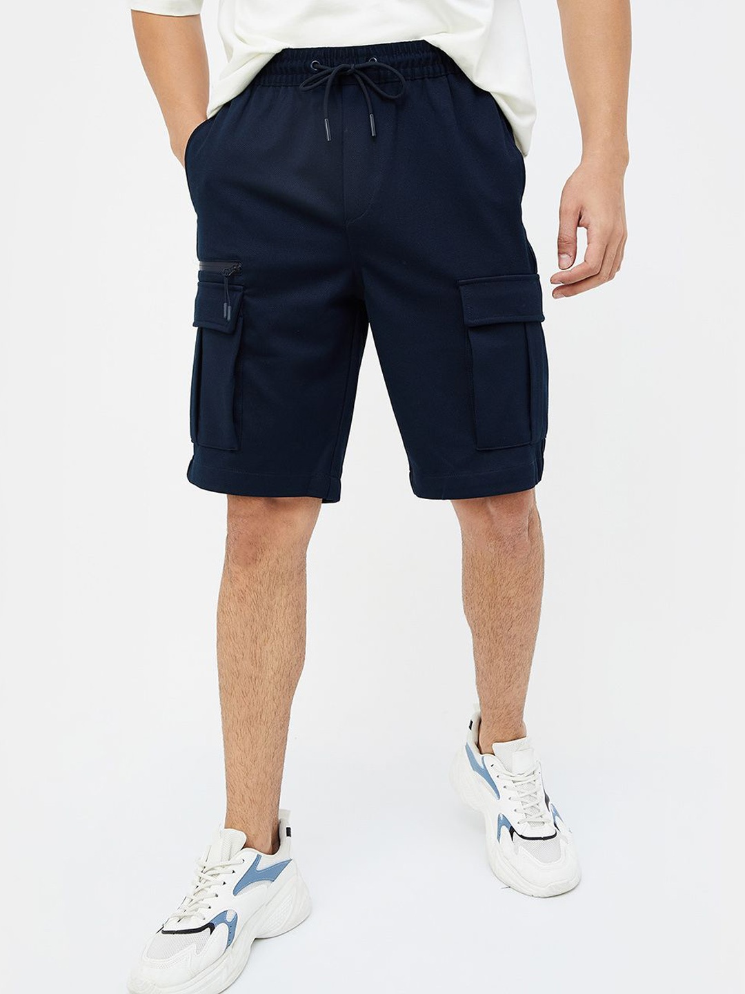 

Forca by Lifestyle Men Cargo Shorts, Blue