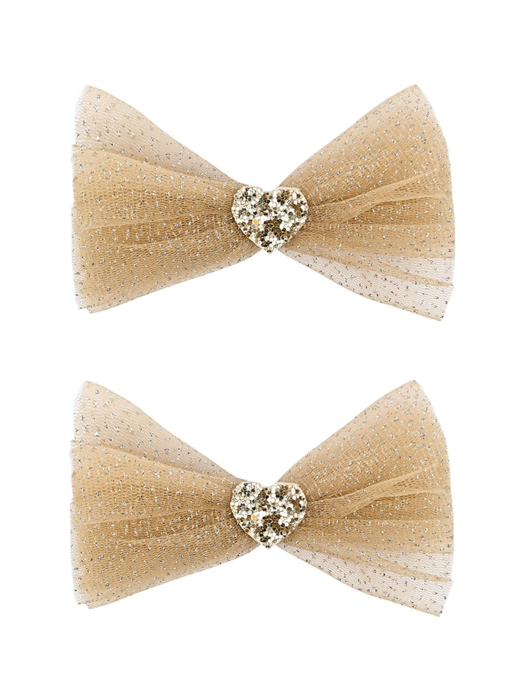 

Aye Candy Girls Set of 2 Embellished Alligator Hair Clip, Gold