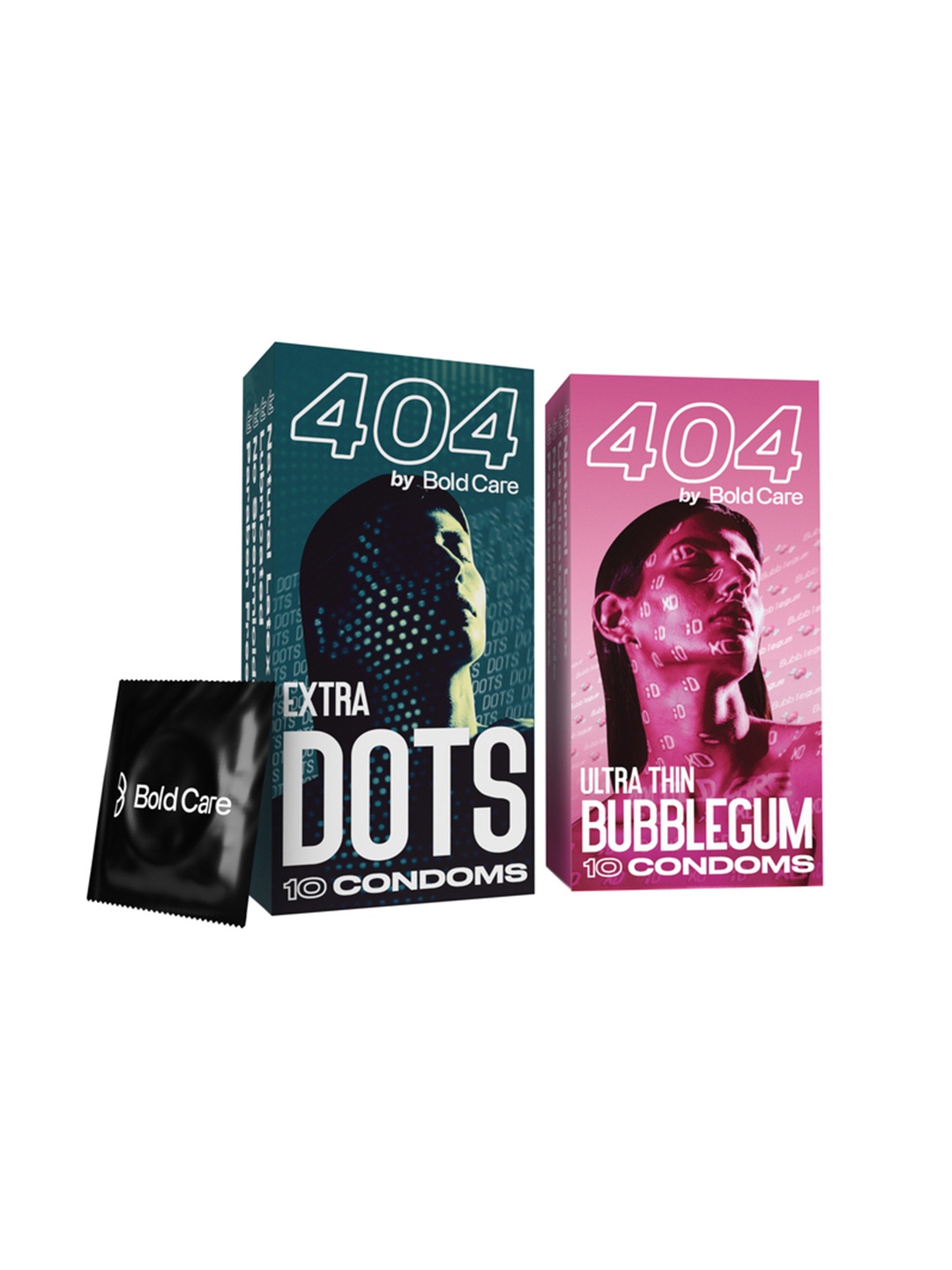 

Bold Care 404 Extra Dots & Bubblegum Flavored Condoms, Na