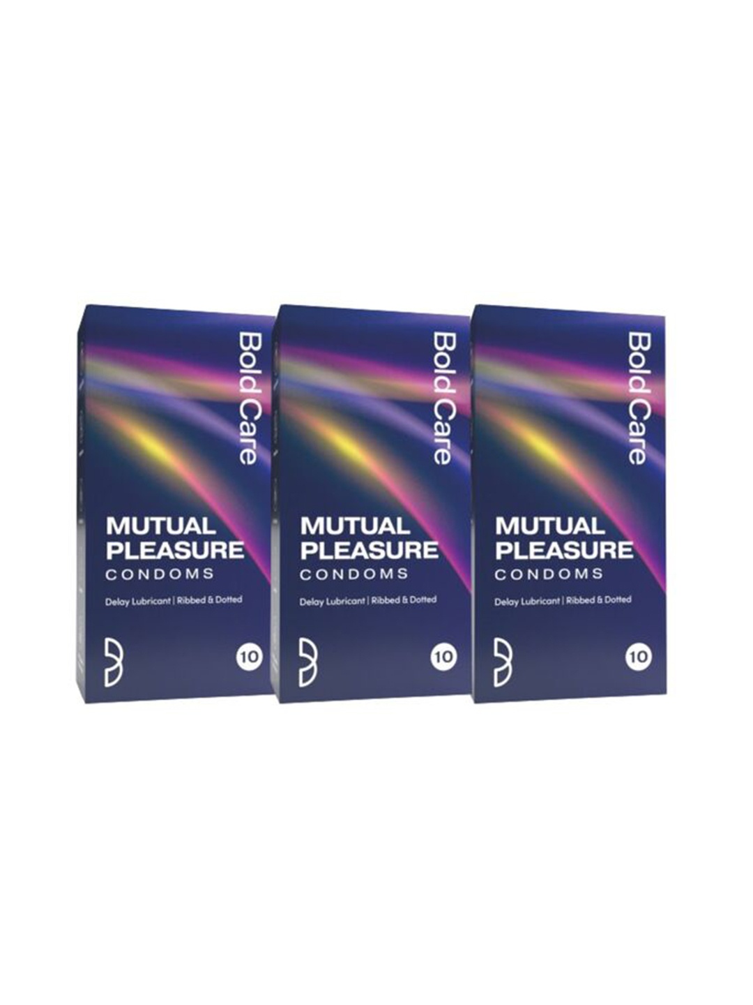 

Bold Care Set Of 3 404 Mutual Pleasure Condoms - 10Pcs Each, Na