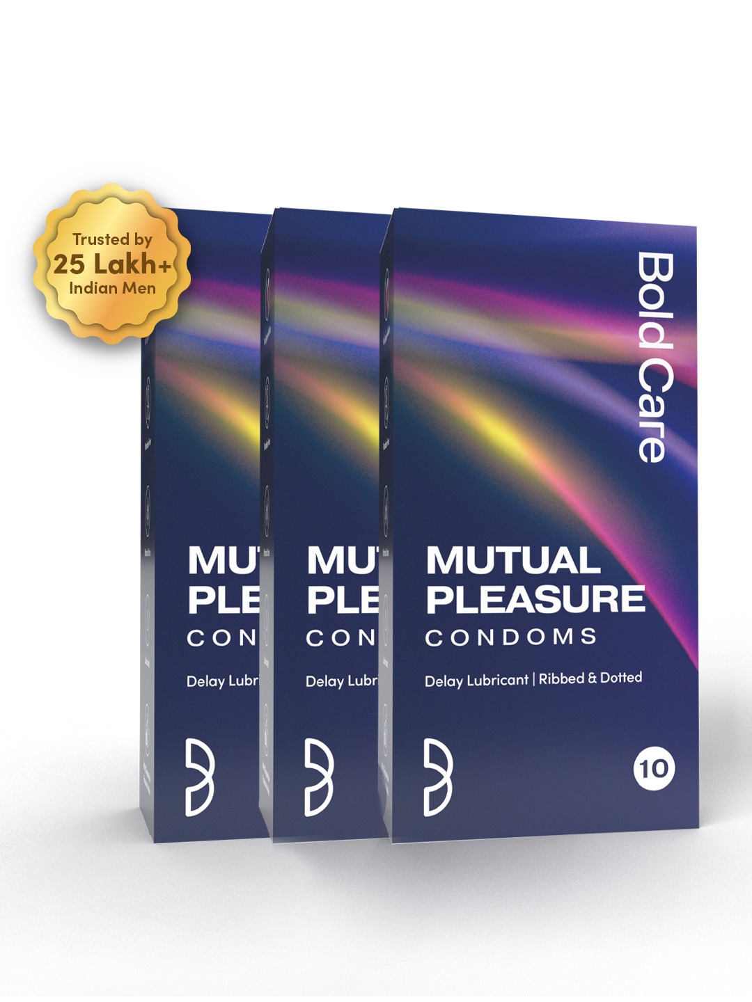 

Bold Care Set Of 3 404 Mutual Pleasure Condoms - 10Pcs Each, Na