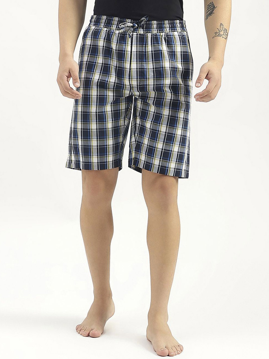 

United Colors of Benetton Men Checked Technology Shorts, Multi