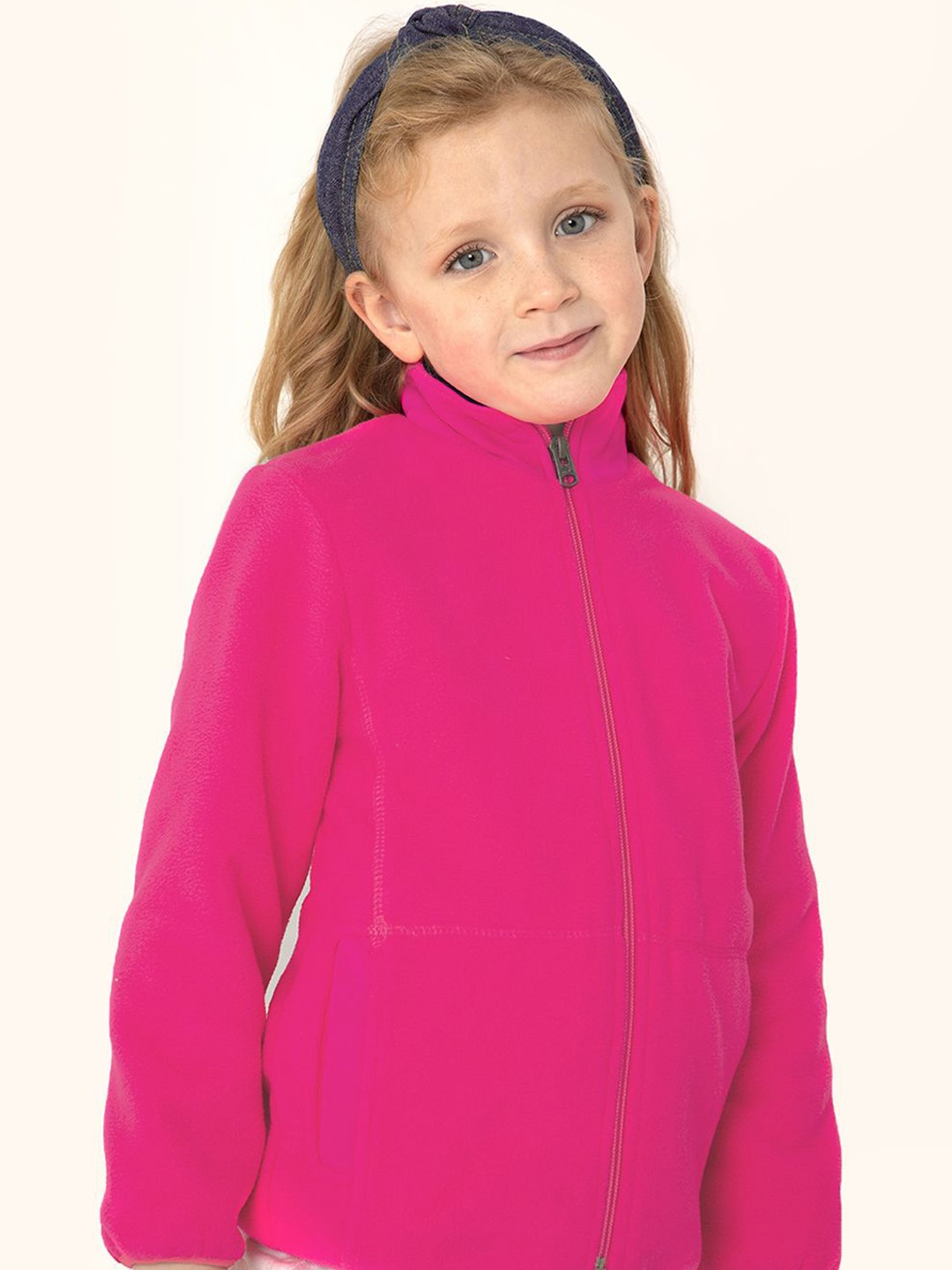 

Cherry Crumble Girls Lightweight Tailored Jacket, Pink