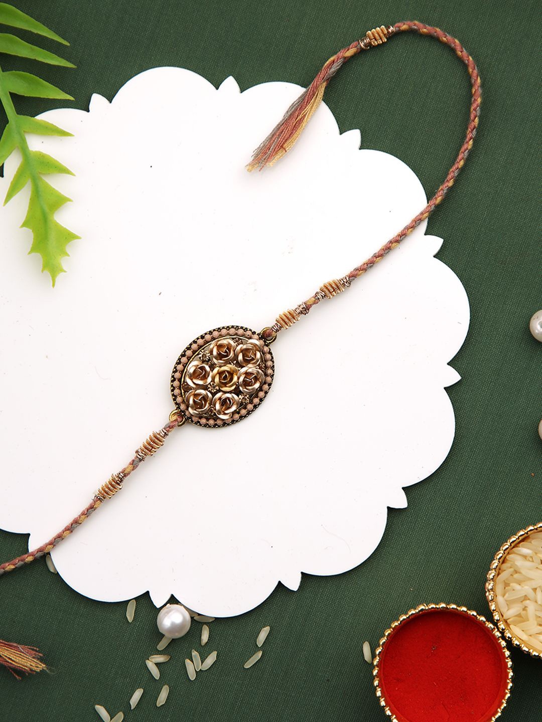 

Aapno Rajasthan Multistrand Rakhi, Brown