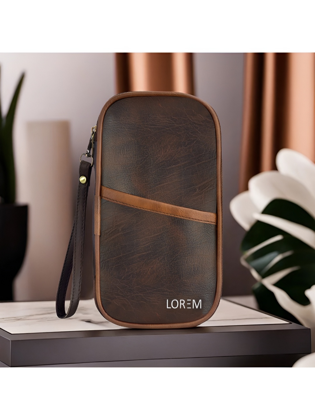 

LOREM Brown Set of 1 Water Resistant Handbag Organiser Organisers