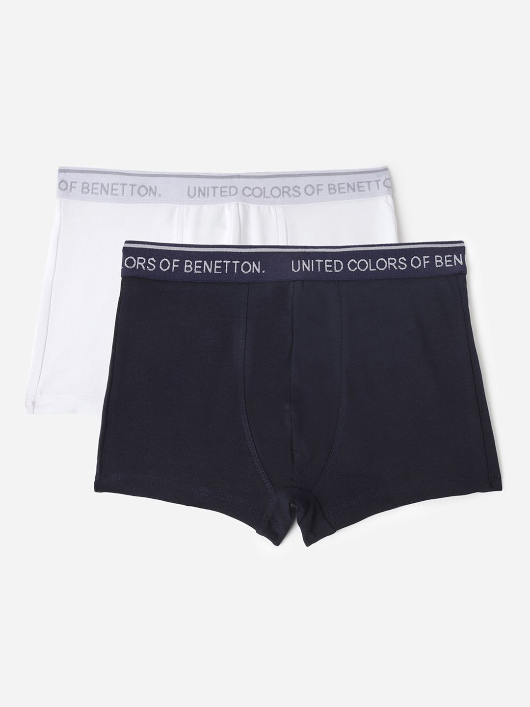 

United Colors of Benetton Boys Pack Of 2 Trunks, White