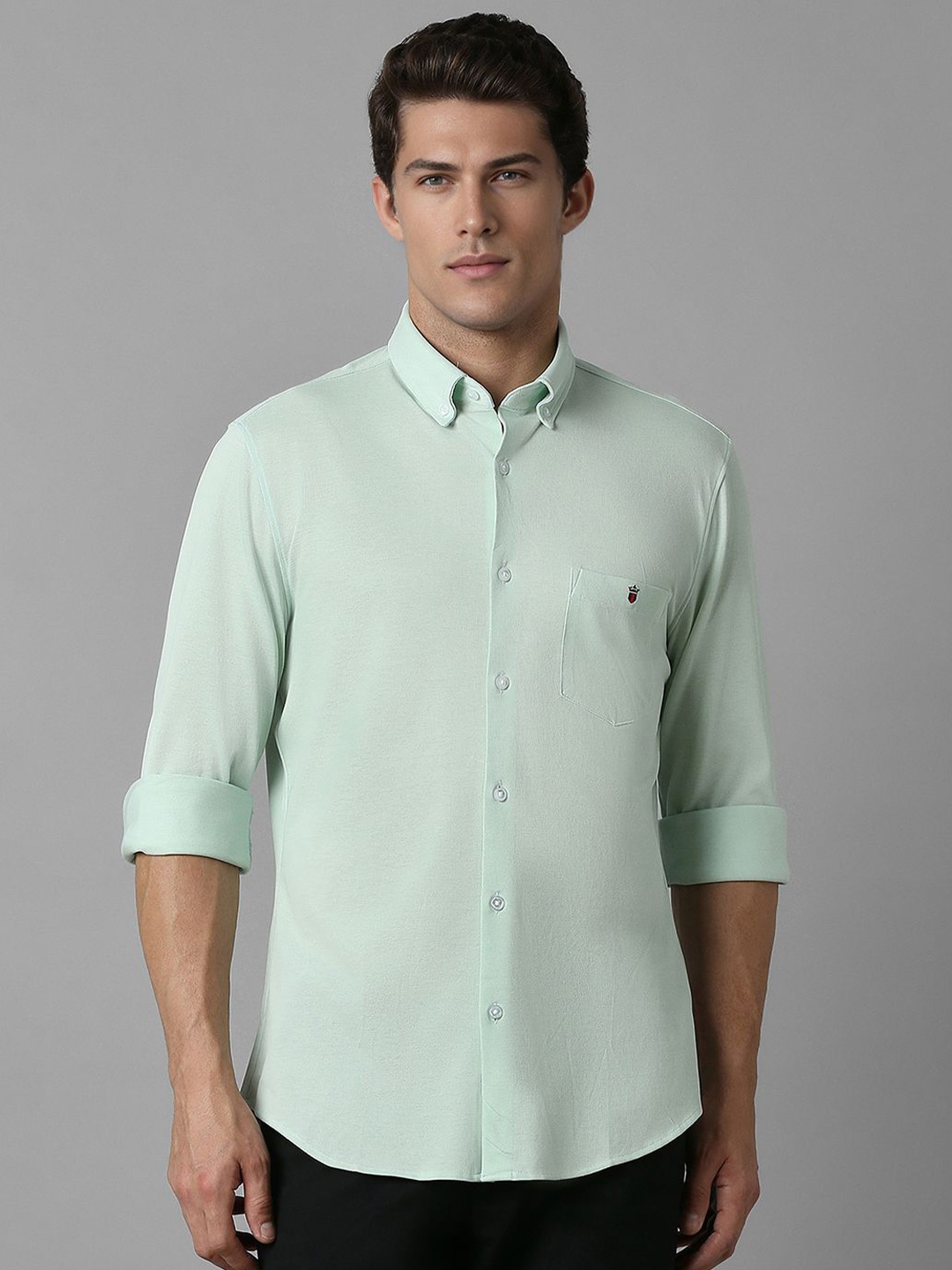

Louis Philippe Sport Men Opaque Casual Shirt, Maroon