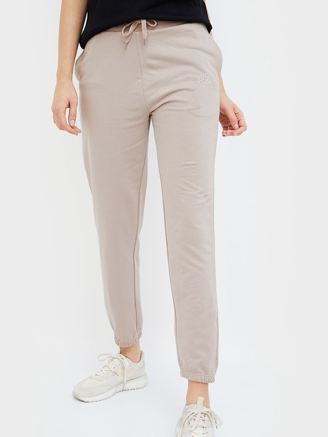 

Kappa Mid-Rise Joggers, Beige