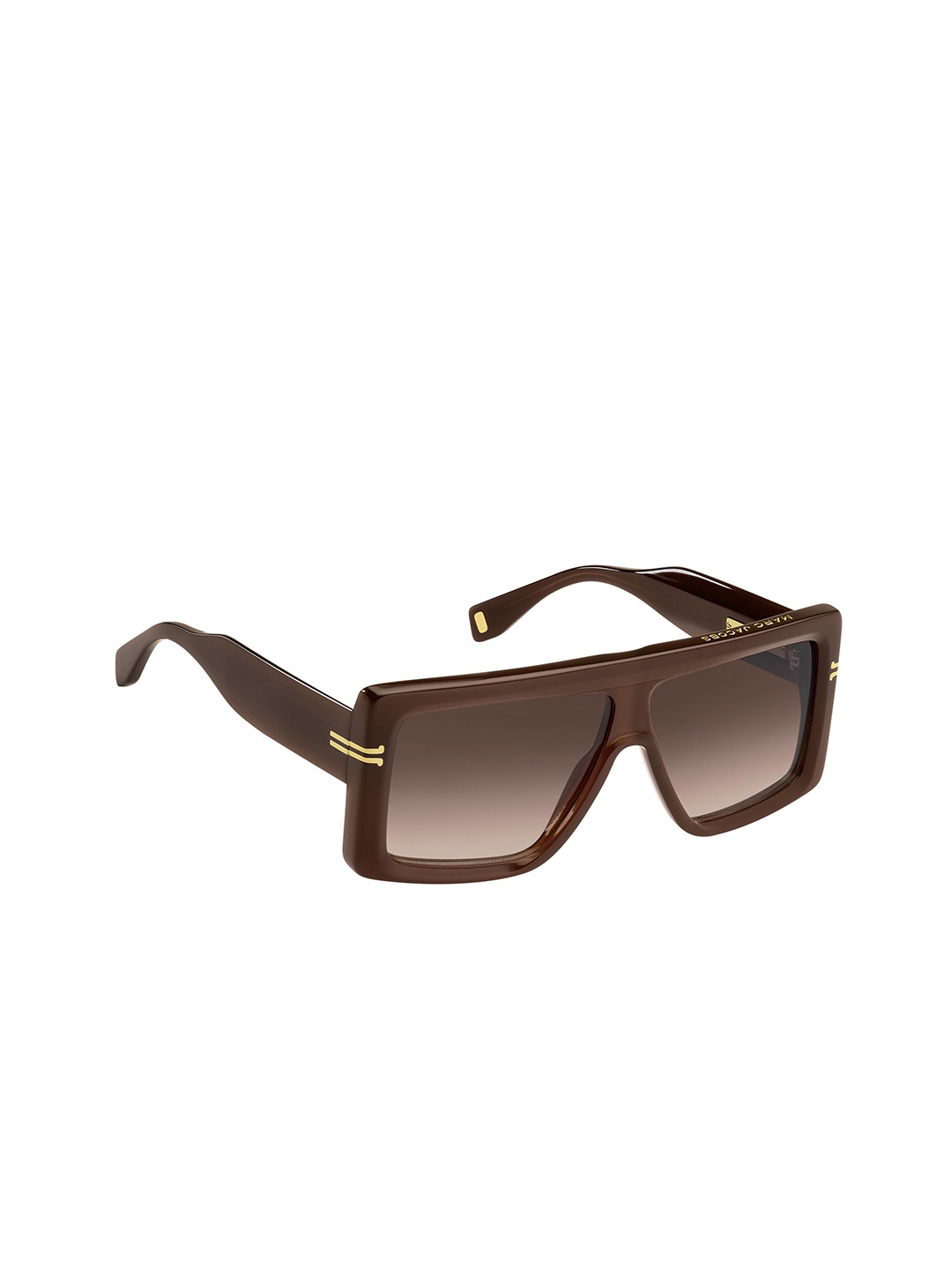 

MARC JACOBS Women Square Sunglasses with UV Protected Lens, Brown
