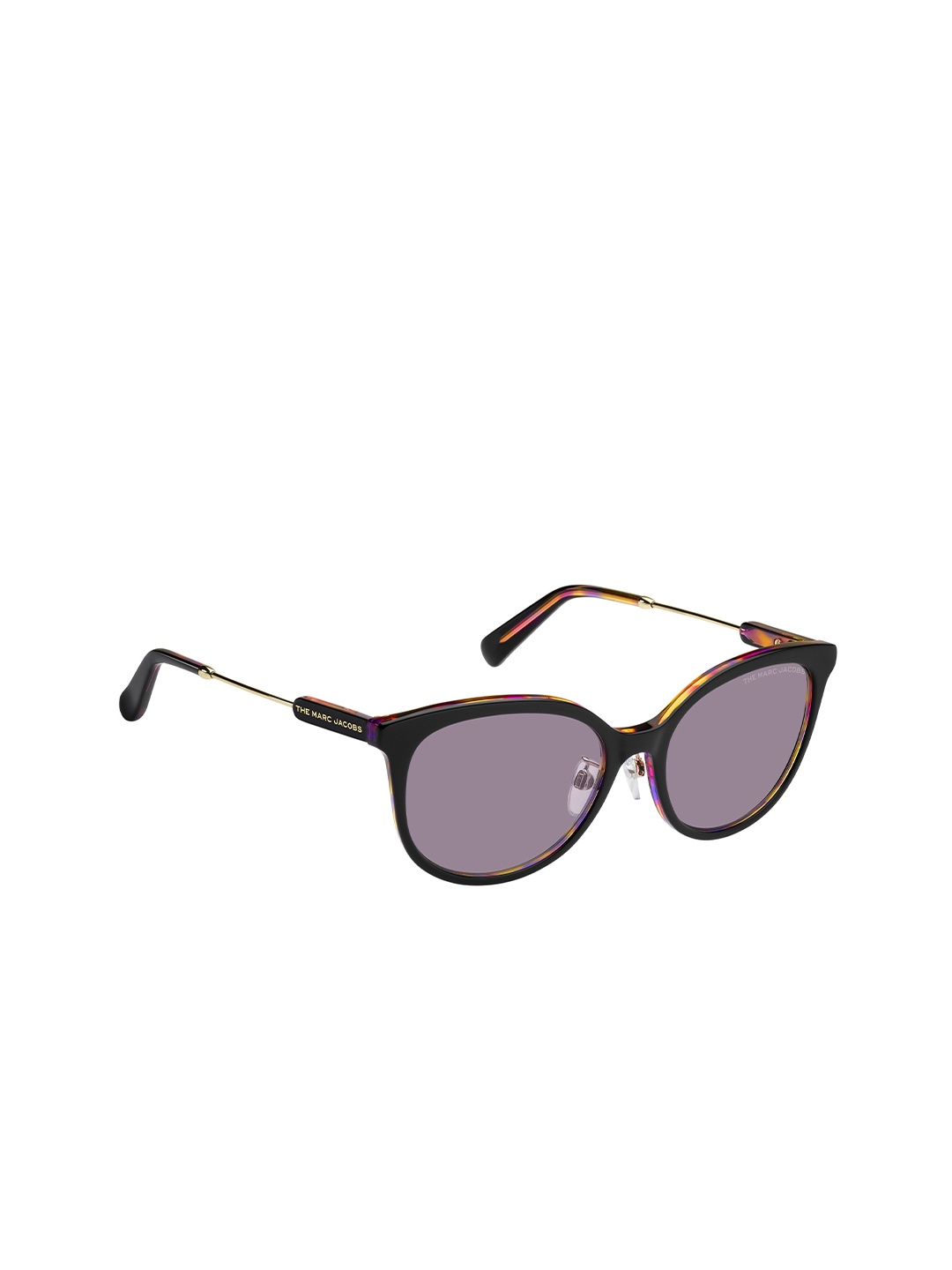 

MARC JACOBS Women Round Sunglasses with UV Protected Lens, Purple