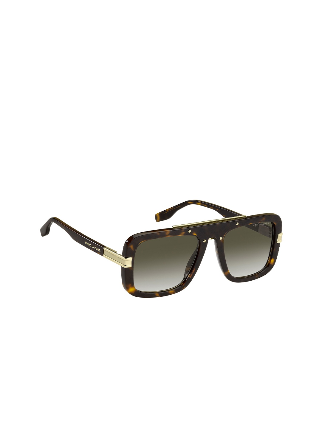 

MARC JACOBS Men Square Sunglasses with UV Protected Lens, Brown