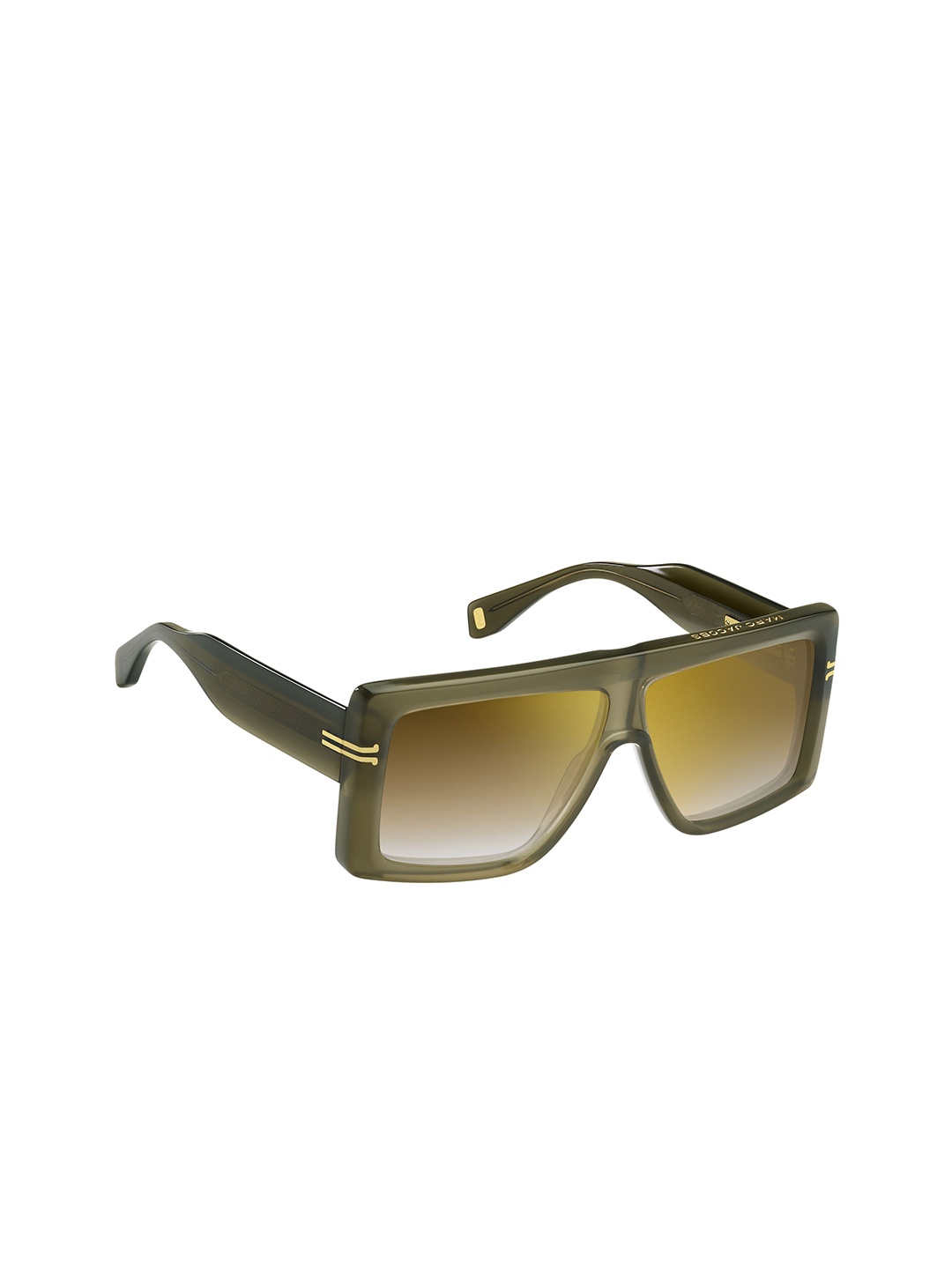 

MARC JACOBS Women Square Sunglasses with UV Protected Lens, Brown