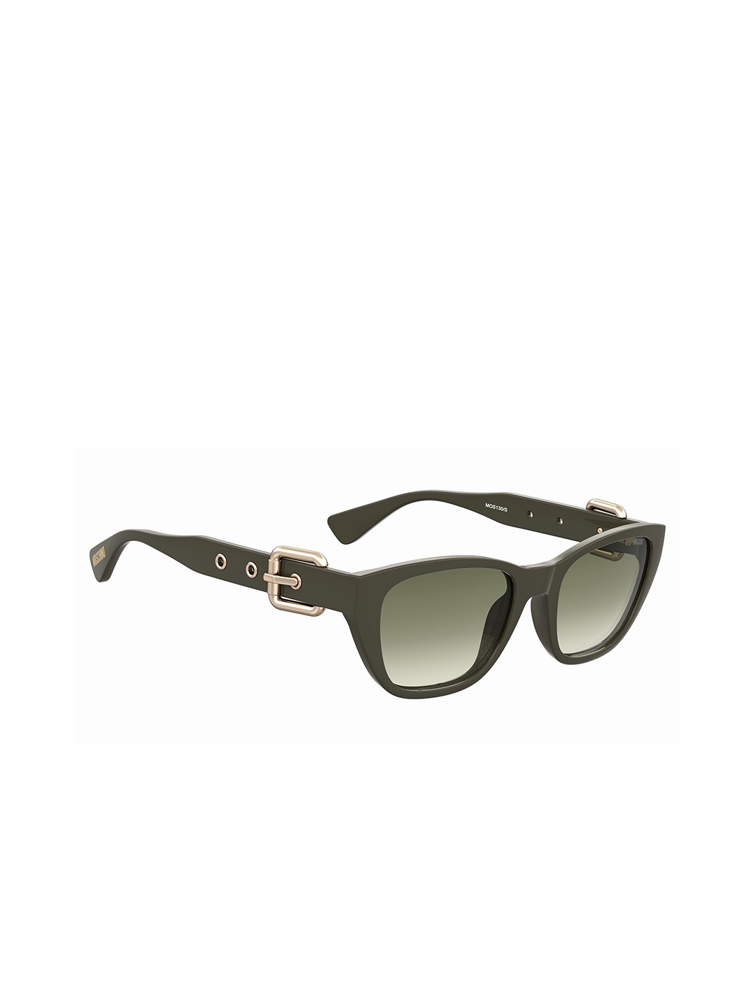 

MOSCHINO Women Square Sunglasses with UV Protected Lens, Green