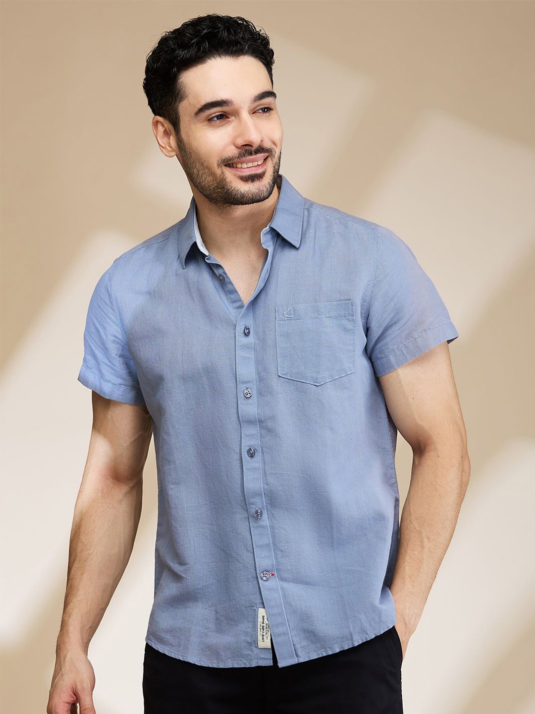 

Being Human Men Slim Fit Opaque Casual Shirt, Grey