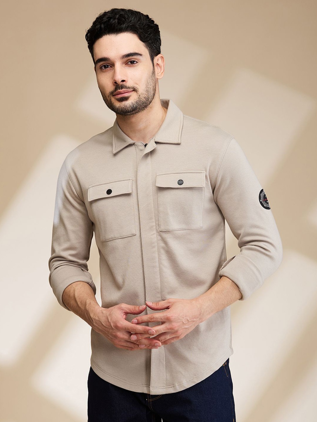

Being Human Men Slim Fit Opaque Casual Shirt, White