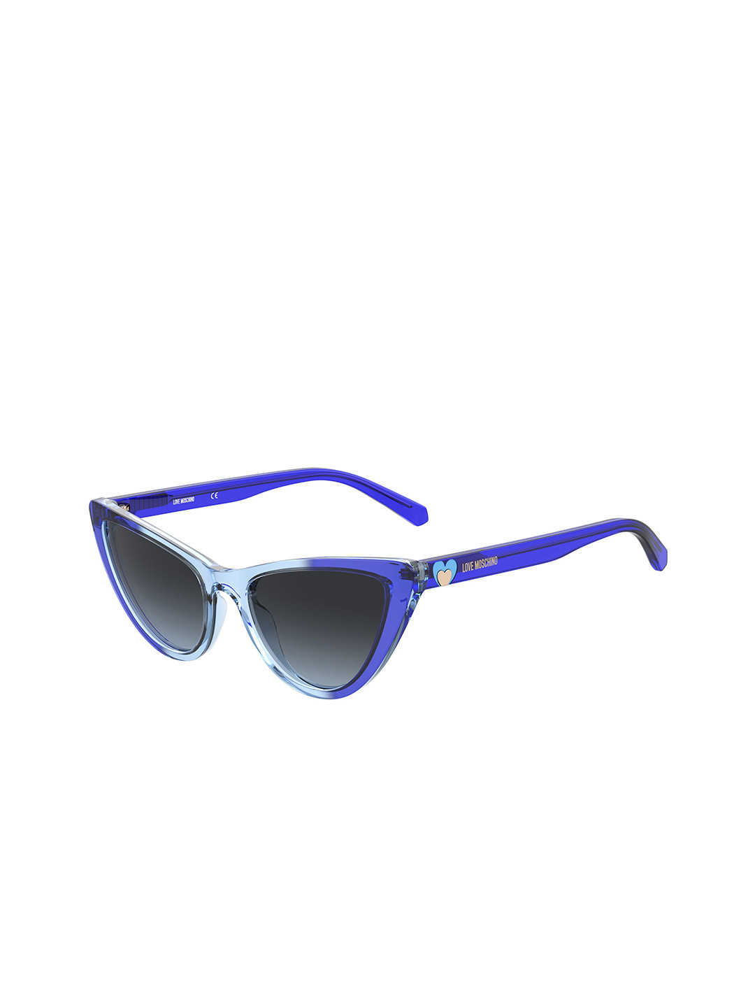 

LOVE MOSCHINO Women Cateye Sunglasses with UV Protected Lens, Grey