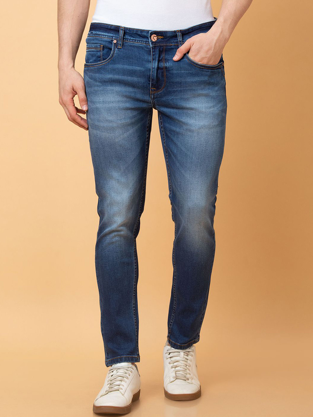 

Being Human Men Heavy Fade Jeans, Blue