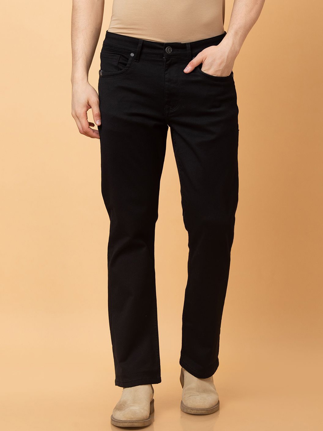 

Being Human Men Bootcut Jeans, Black
