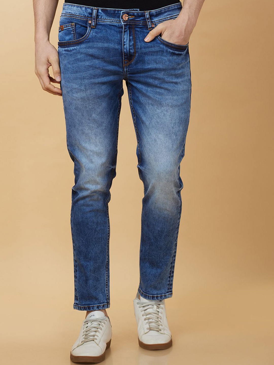 

Being Human Men Heavy Fade Jeans, Blue