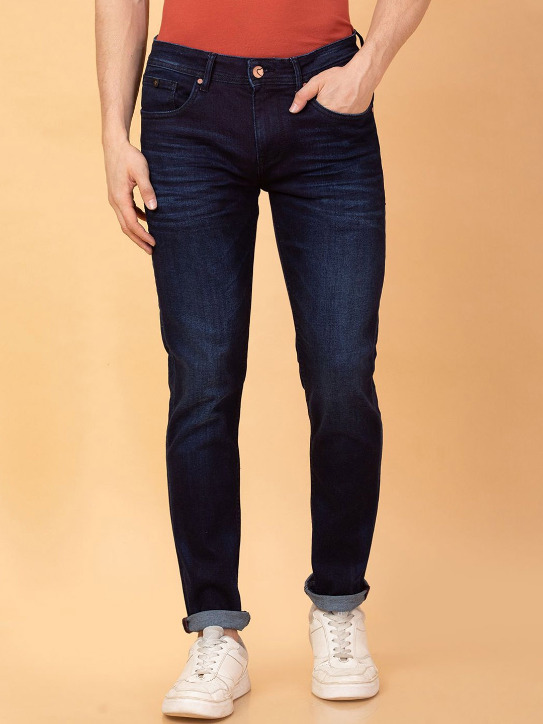 

Being Human Men Slim Fit Light Fade Jeans, Blue
