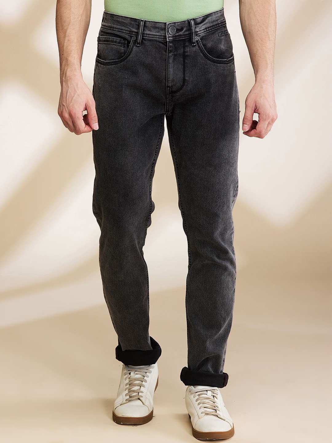

Being Human Men Skinny Fit Light Fade Jeans, Grey