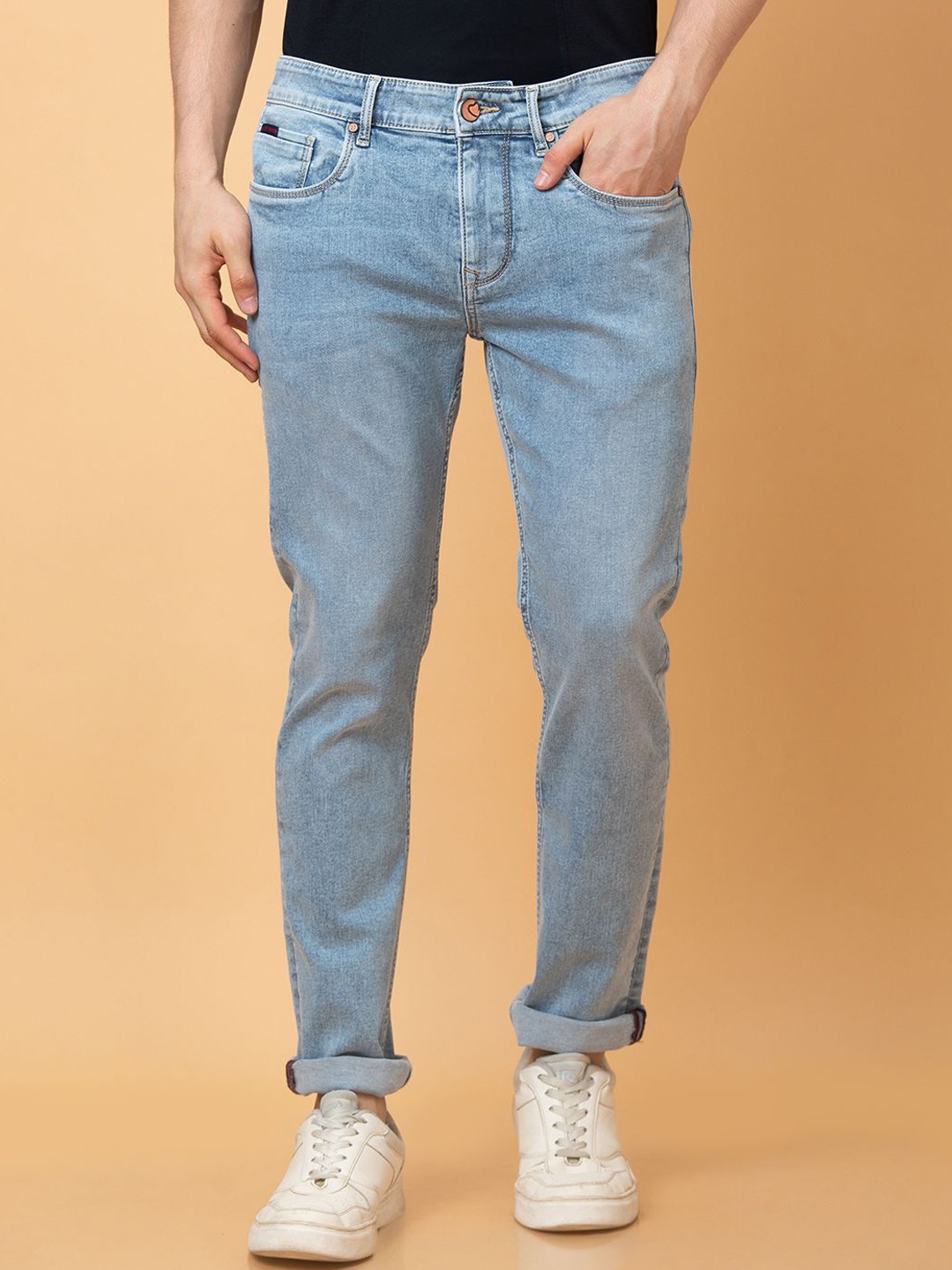 

Being Human Men Slim Fit Heavy Fade Jeans, Blue