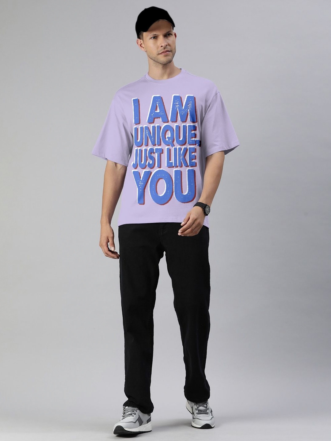 

Huetrap Men Sports Printed Pockets T-shirt, Violet