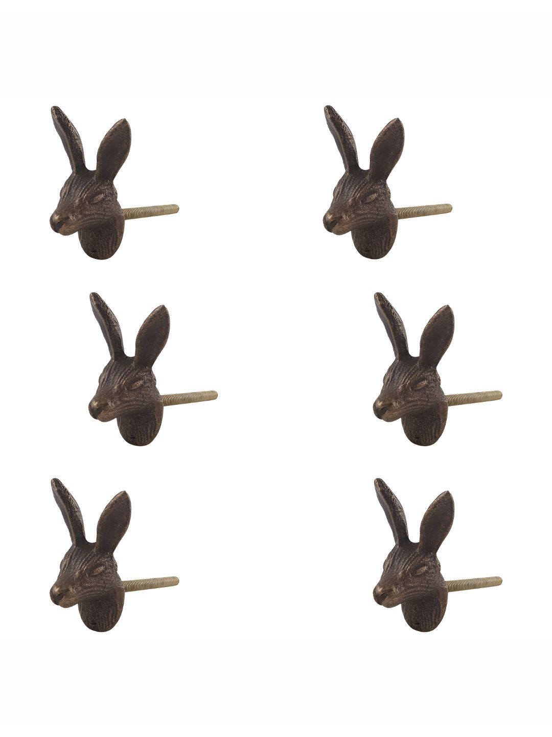 

Indianshelf 6-Pcs Cabinet Knob Holders, Bronze