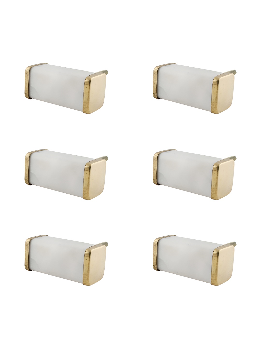 

Indianshelf 6-Pcs White Cabinet Knob Holders