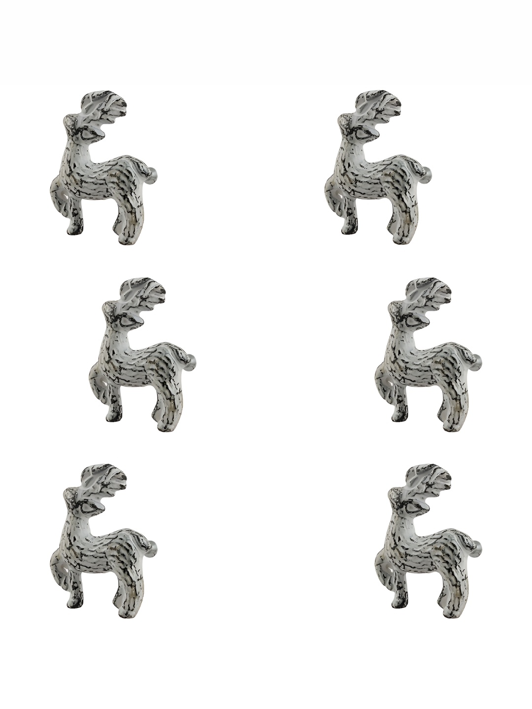 

Indianshelf 6-Pcs Dear Designed Iron Cabinet Knobs, Bronze