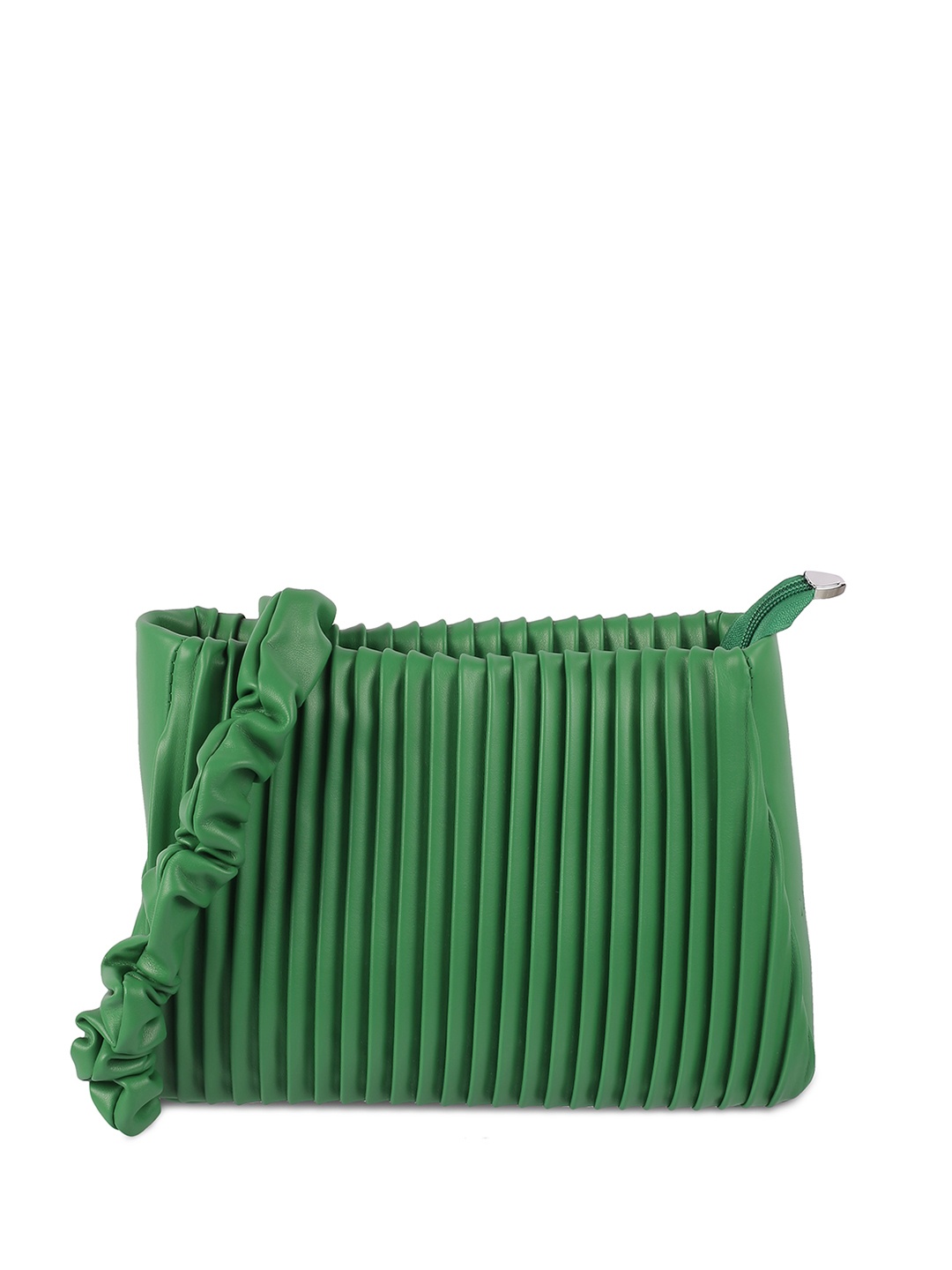 

Mochi Striped Oversized Shopper Shoulder Bag with Fringed, Green