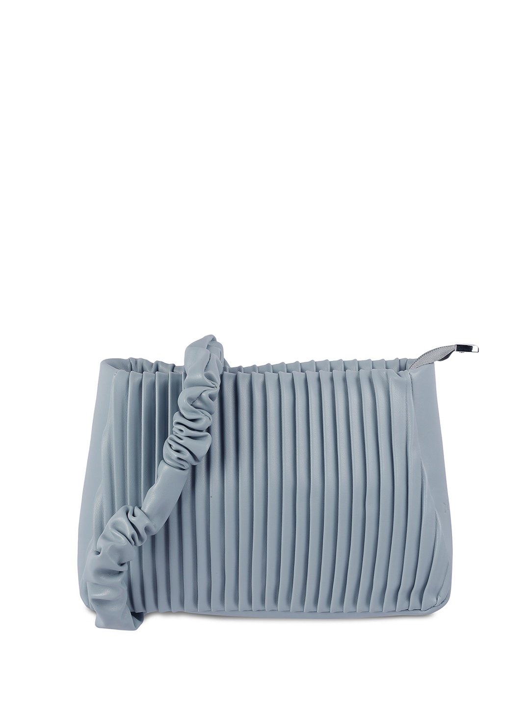 

Mochi Striped Oversized Shopper Hobo Bag with Tasselled, Blue