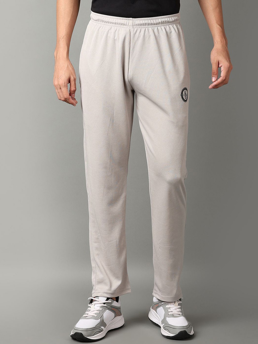 

V-Mart Men Mid Rise Track Pants, Grey
