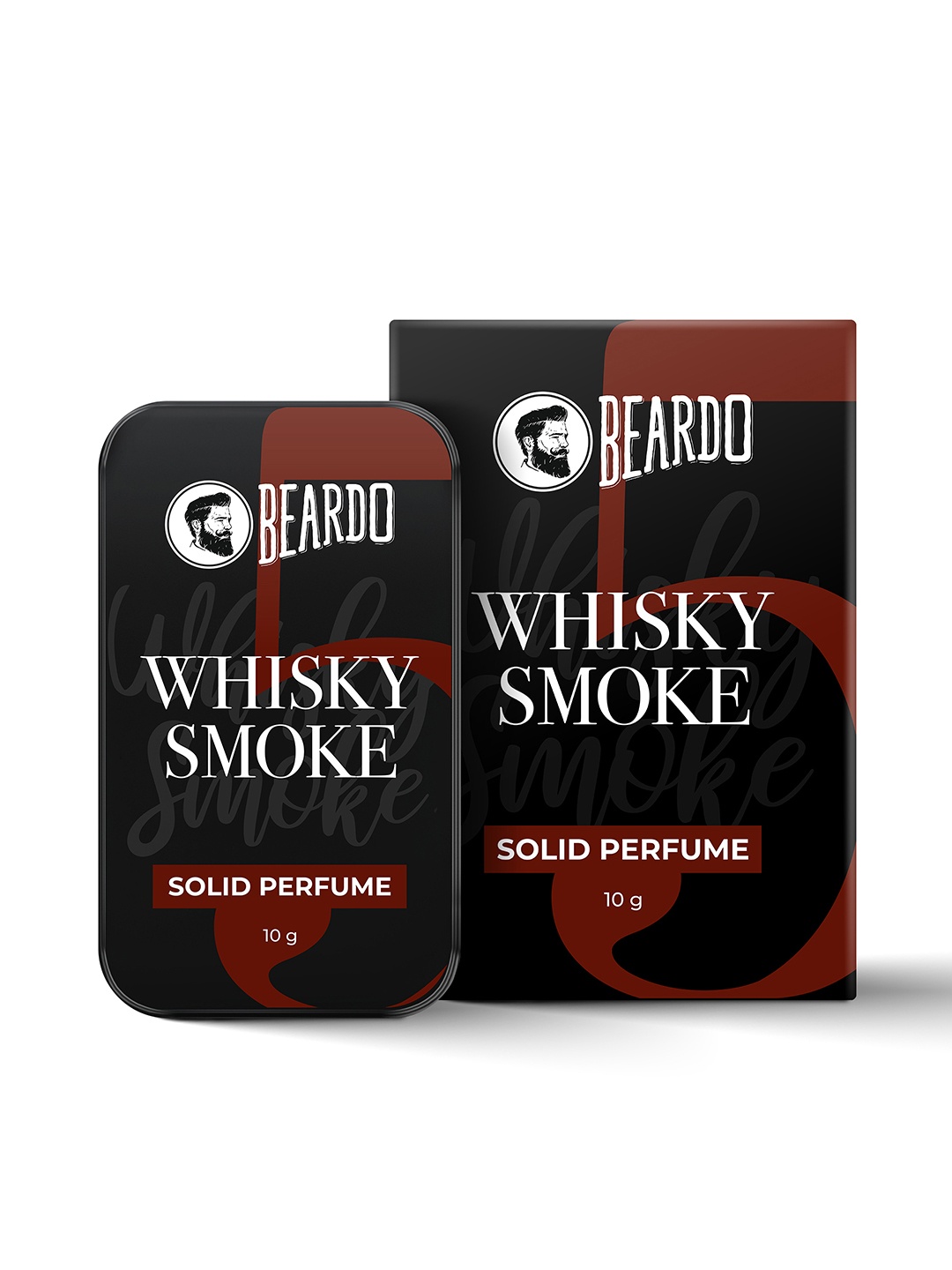 

BEARDO Whisky Smoke Long Lasting Solid Wax Perfume - 10 g, Black