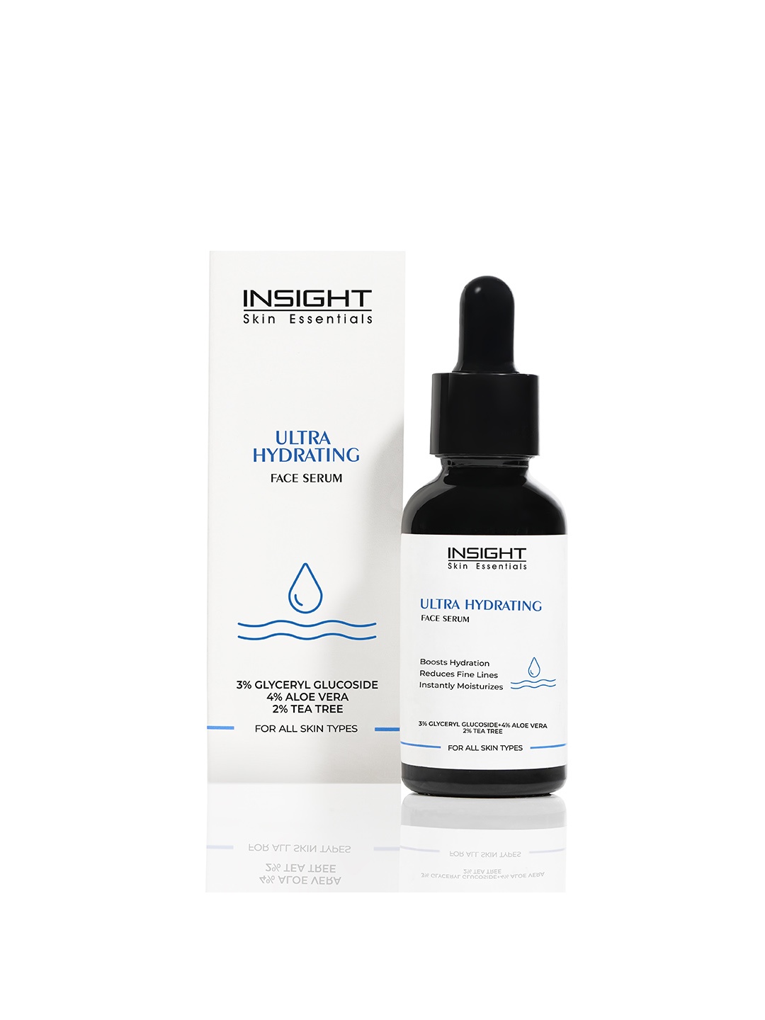 

Insight Cosmetics Ultra Hydrating Face Serum To Reduce Fine Lines & Boost Hydration - 30ml, White