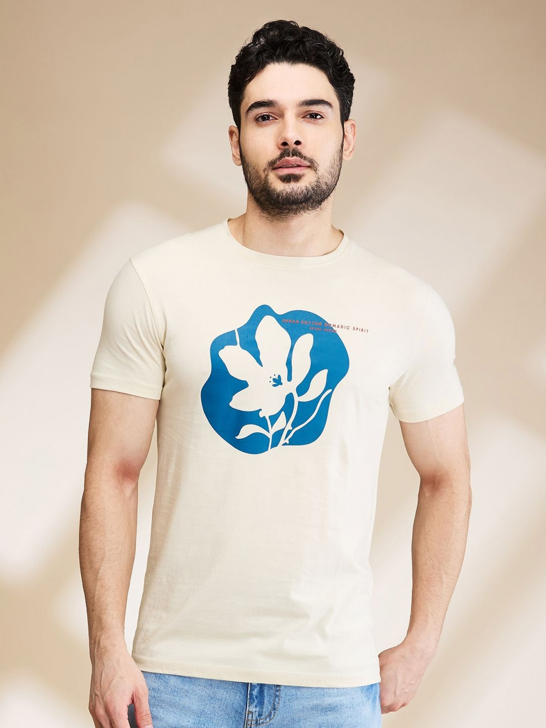 

Being Human Men Printed T-shirt, White