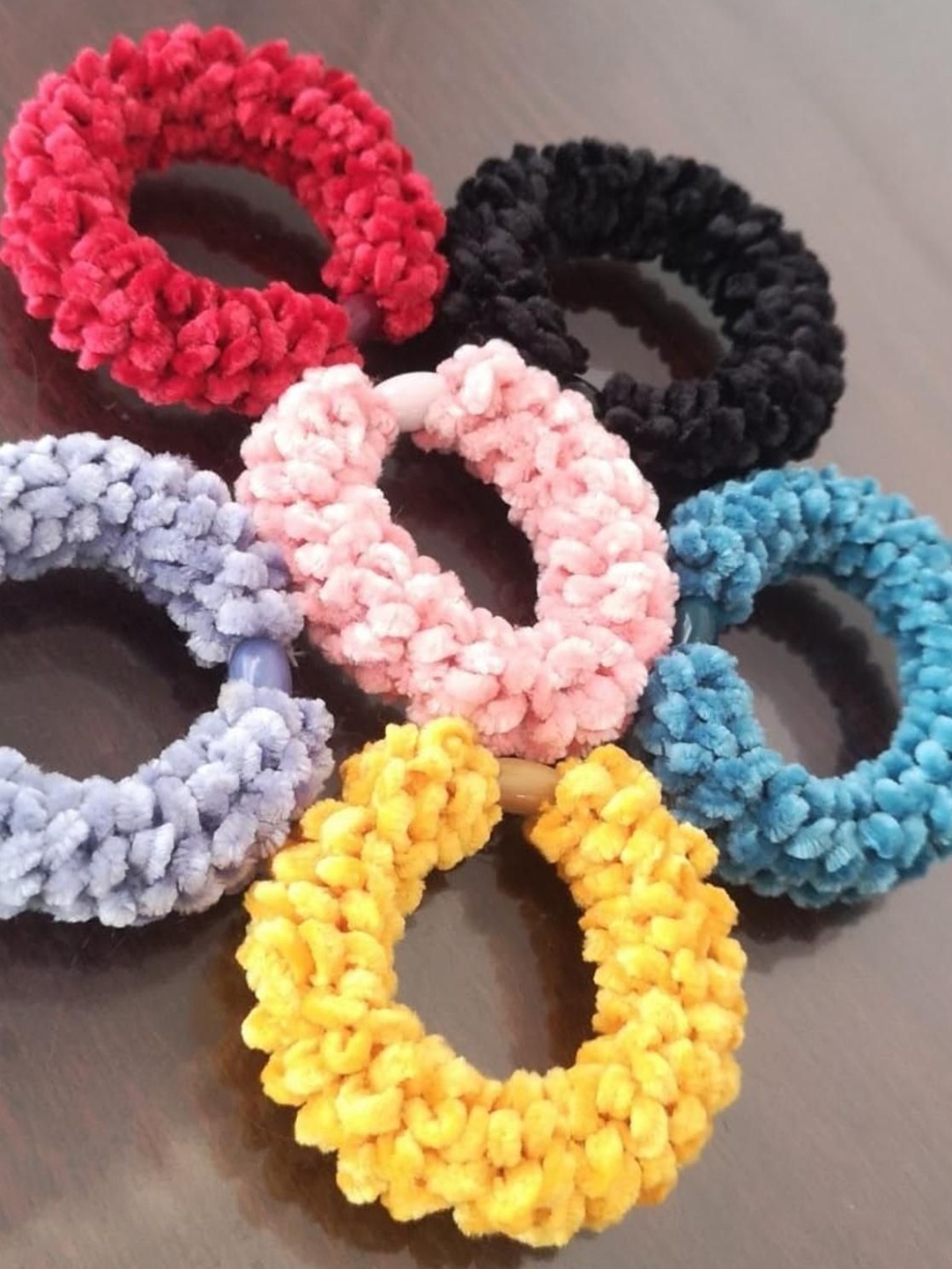 

DN Creation Women Set of 6 Ponytail Holders, Assorted