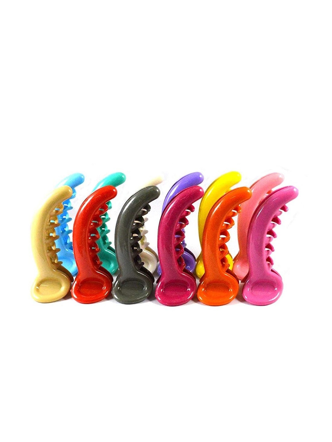 

DN Creation Women Set of 6 Banana Clip, Assorted