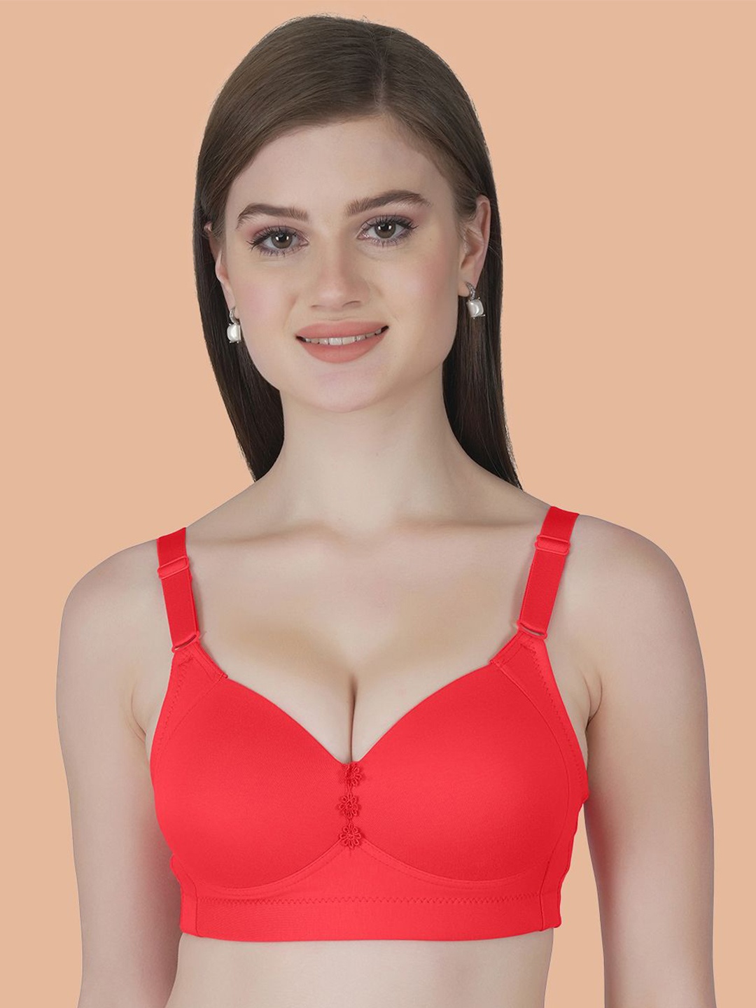 

Tweens Bra Full Coverage Lightly Padded, Red