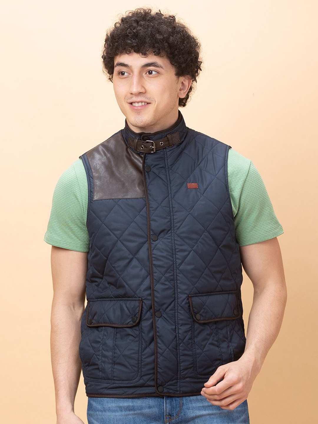 

Being Human Sleeveless Jacket, Blue