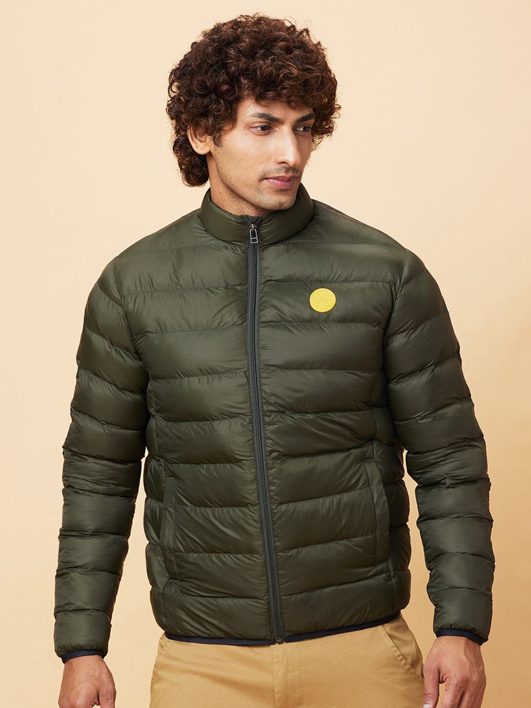 

Being Human Padded Jacket, Green