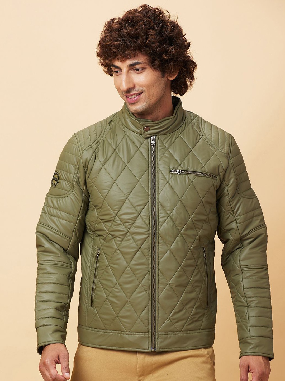 

Being Human Quilted Jacket, Olive