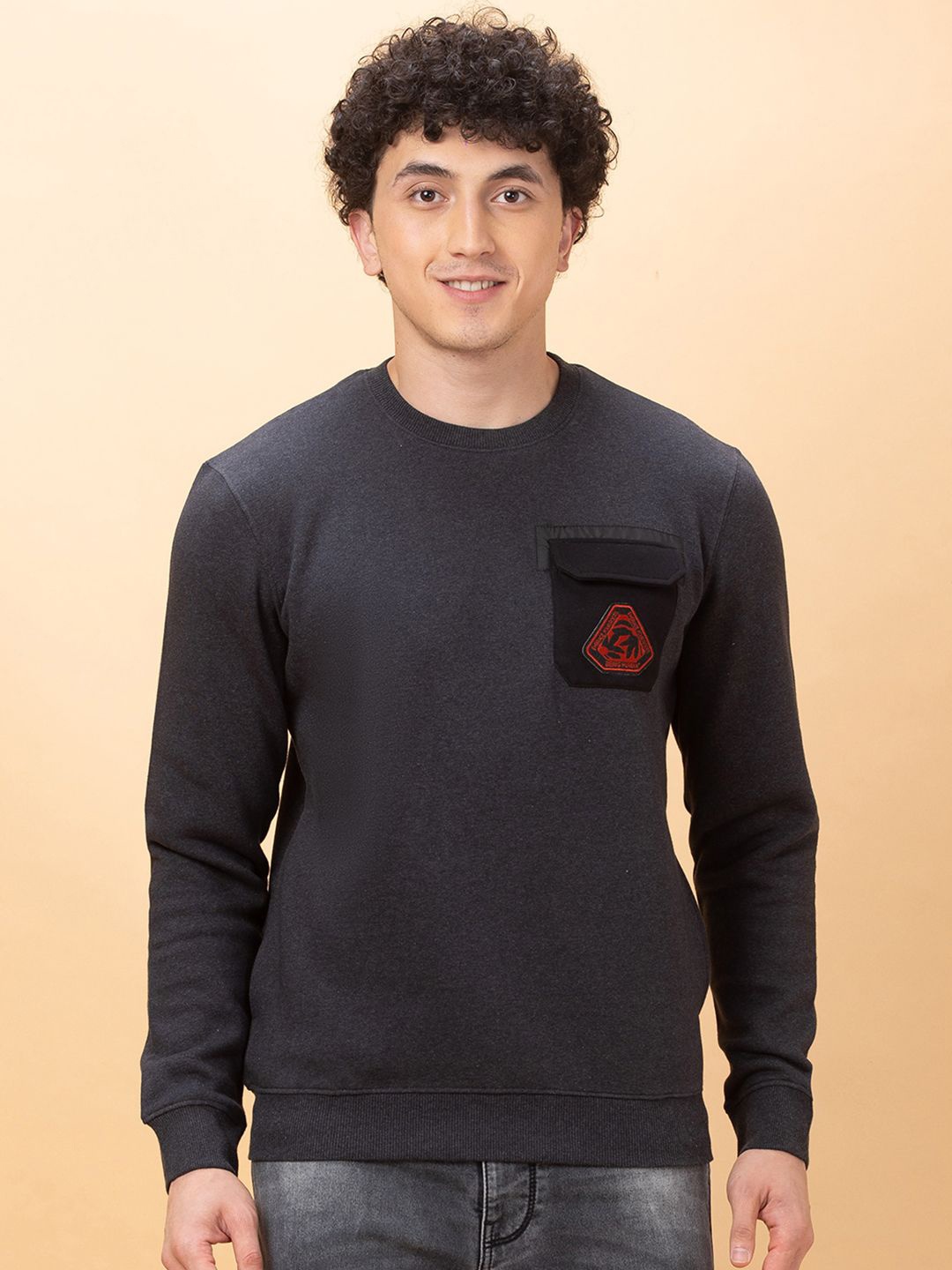 

Being Human Men Sweatshirt, Grey