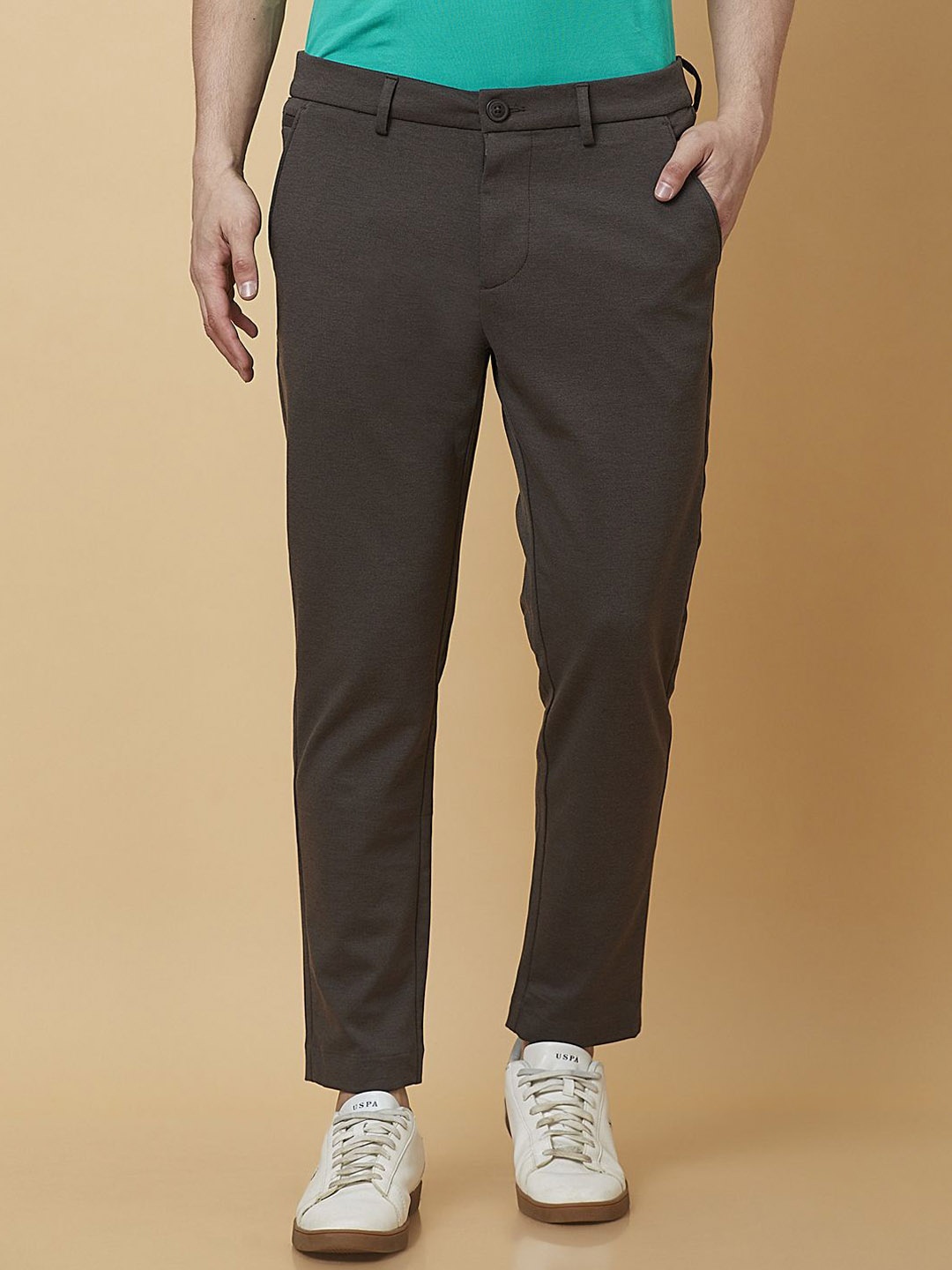 

Being Human Mid-Rise Trouser, Brown
