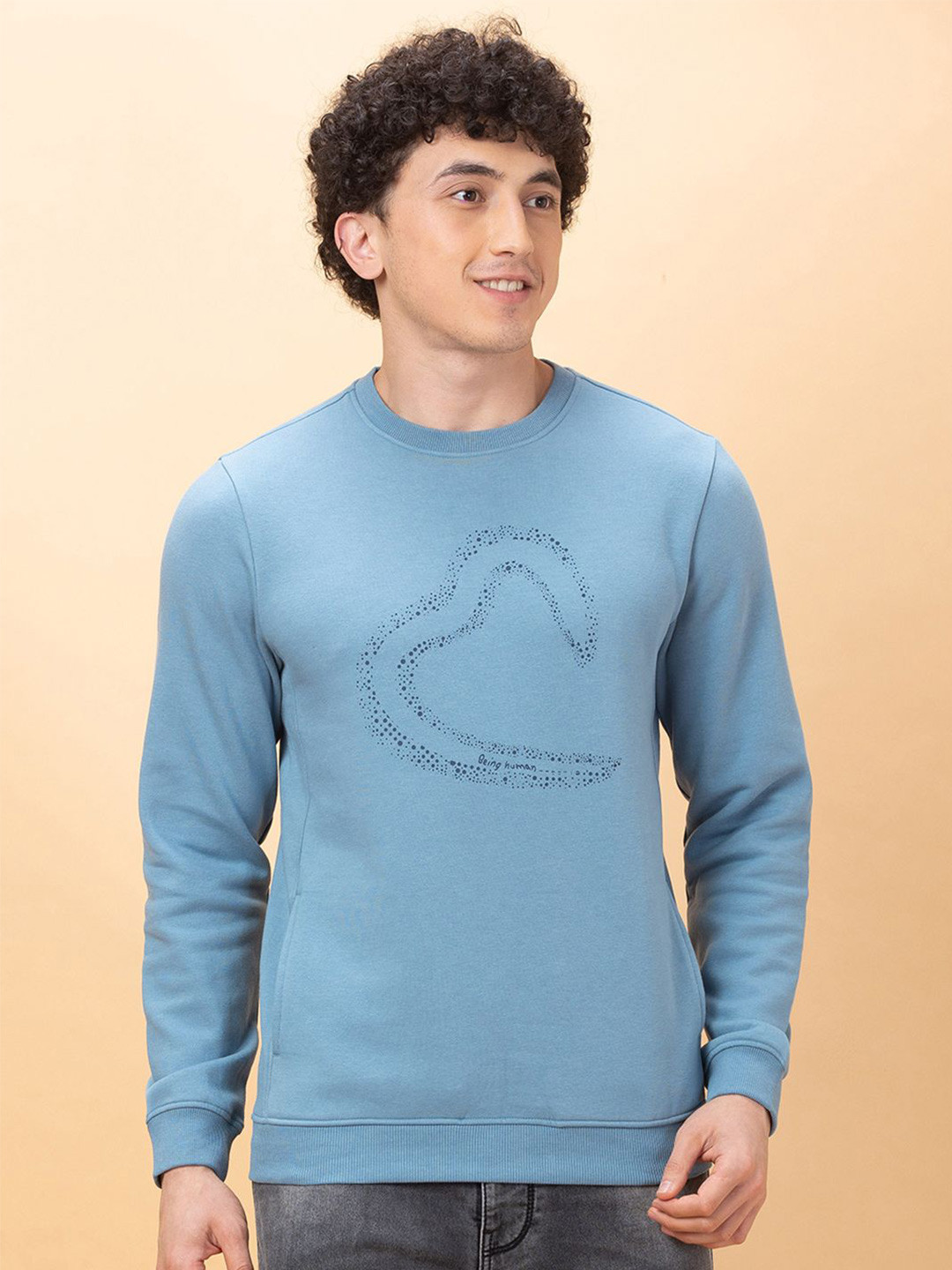 

Being Human Men Sweatshirt, Blue