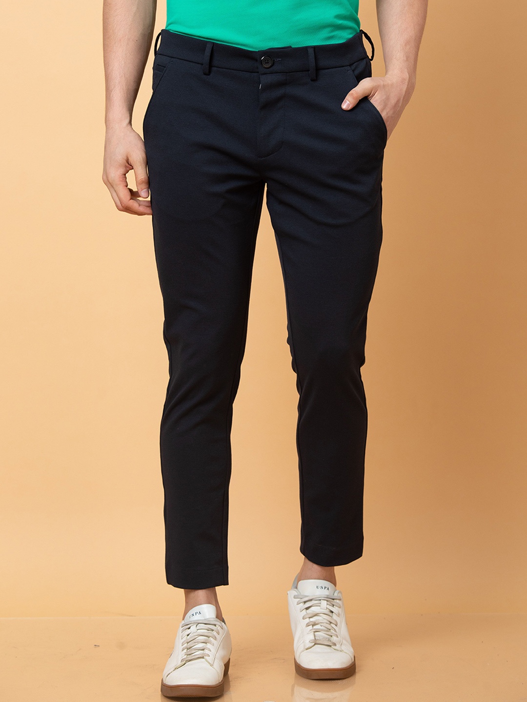 

Being Human Mid-Rise Trouser, Navy blue